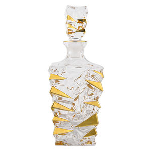 Bouteille de vin en verre à bord de <span class=keywords><strong>gin</strong></span> Vente en gros Bouteilles vides Bouteille de bière Or Verre <span class=keywords><strong>sans</strong></span> plomb <span class=keywords><strong>Alcool</strong></span> Bière Boisson Estampage à chaud Luxe - Product Image 6