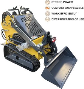 จัดส่งฟรี 350 380 460 480 รถตักล้อยางขนาดเล็ก มินิสกิดสเตียร์ CE/EPA ขายส่งจากจีน รถตักล้อยางขนาดเล็กพร้อมบุ้งกี๋สำหรับขาย - Product Image 4