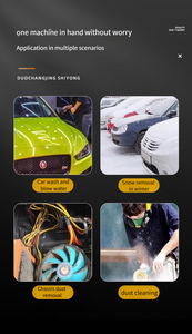 圧縮空気ダスター屋外ポータブル超強力パワー F020 ファン <span class=keywords><strong>3</strong></span> ノズル LED ライト付きターボブロワー - Product Image 4