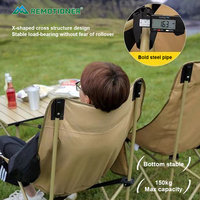 Großhandel Custom Taller Breiter Outdoor Klapp Camping Stuhl Multifunktion ale tragbare Liege Moon Chair
