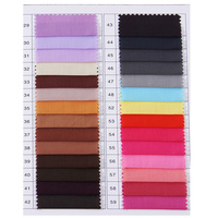 Tissu TC tissé uni respirant, prêt à l'emploi, disponible en plusieurs couleurs, pour doublures et poches de vêtements pour garçons et filles