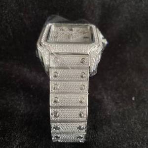 Reloj de Lujo de Alta Calidad con Dial Digital VVS, Moissanita, Estilo Hiphop, Automático y Mecánico - Product Image 2