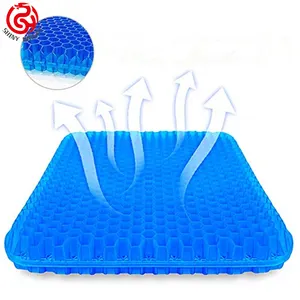 Wholesale Comfort Soft Square Honeycomb Gel Seat Cushion Gel Sitter For Office Chair Car Seat