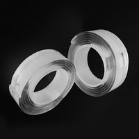 Feuille de gel de polyuréthane réutilisable Nano Tape Die Cut Double auto-adhésif PU Sticky Pads 0.5mm à 2mm