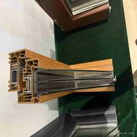 Ventana Abatible de PVC y Puerta Corredera de UPVC con Doble Acristalamiento, Diseño Moderno