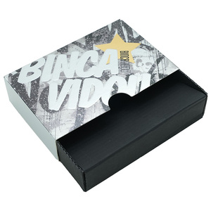 Customized Logo Drawer Foldable Corrugated Packaging Mailer Boxes Clothing Packaging Corrugated Boxes for Sale - Product Image 1