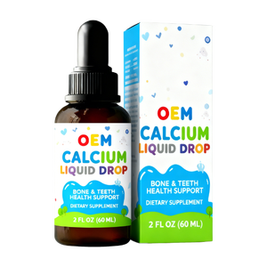 Fabricante de Marca Privada OEM/ODM, Gotas Líquidas de Calcio para Bebés Aptas para Vegetarianos, Suplementos Alimenticios para el Crecimiento Humano y la Salud Familiar - Product Image 6