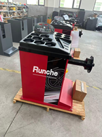 Équipement d'alignement de roues et d'équilibrage de pneus d'occasion pas cher de l'usine Yingkou, certifié CE, 110V/220V, écran LED, WB-21, 200 tr/min