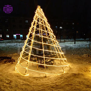 Luz LED comercial IP65 para árbol de Navidad con iluminación decorativa para exteriores - Product Image 3