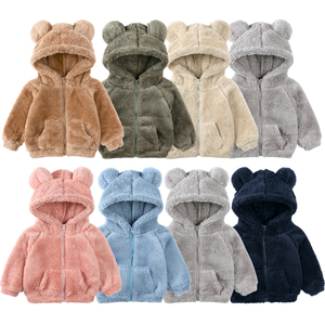 Felpa con Cappuccio per Bambini con Orsacchiotto, Abbigliamento Invernale Personalizzato con Zip, Outfit Unisex per Bambini e Bambine, Vendita all'Ingrosso - Product Image 4