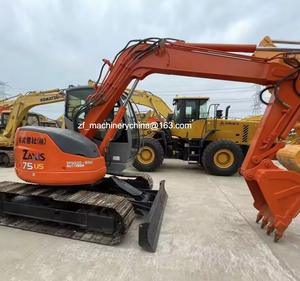 Excavatrice Hitachi ZX75 d'occasion, chenille d'occasion avec moteur, pompe, composants principaux, capacité de la cuvette de 0,33 m, garantie d'un an - Product Image 6