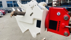 Poignée hydraulique rotative avec seau <span class=keywords><strong>de</strong></span> pince <span class=keywords><strong>de</strong></span> <span class=keywords><strong>pouce</strong></span> <span class=keywords><strong>de</strong></span> <span class=keywords><strong>coupe</strong></span> pour pelle <span class=keywords><strong>de</strong></span> 4 à 6 tonnes - Product Image 4