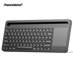 Full Size Azerty Tablet French/ Sweden Korean Swedish Thai Wireless bluetooth Keyboard with Multi-touch Touchpad - Product Image 4