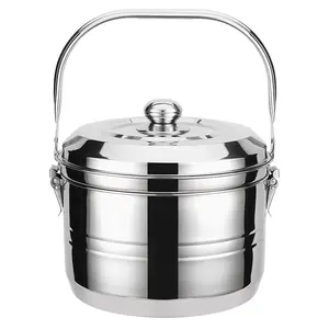 Cocina multiusos de acero inoxidable de 8L para el hogar, cocina de arroz de 8L para las compras de Tv de Vietnam