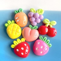 Breloques DIY en résine tendance pour la décoration de pinces à cheveux, coques de téléphone portable et chaussures, style Kawaii