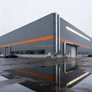 مبنى صناعي معدني سريع البناء، هيكل مصنع مسبق الصنع، ورشة عمل، هيكل فولاذي من علامة ZHILIAN مع ضمان لمدة سنة واحدة - Product Image 1