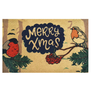 Imitation Coconut Fiber Door Mat Rectangle Absorbent Non-Slip Outdoor Entrance Mat Custom Made Solid Color Print - Product Image 5
