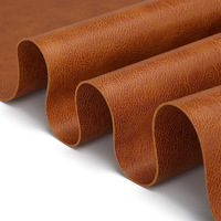 Cuir PVC texturé Crazy Horse double face - Cuir synthétique écologique de 1,8 mm d'épaisseur pour tapis de bureau, tapis de souris et couvre-table