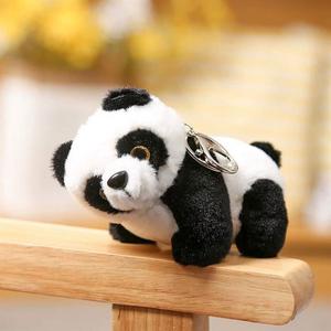 Panda llaveros de peluche juguetes para niños animales de peluche juguetes al por mayor muñecos colgantes de peluche regalo niñas niños - Product Image 3