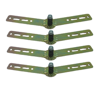 Accessoires de canapé multi-angles à deux sections en or en gros, y compris ressort de charnière d'appui-tête à 360 degrés pour lits d'hôtels