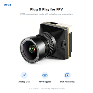 <span class=keywords><strong>กล้อง</strong></span> FPV ZYKD TC-622pro 1/1.8 CMOS CVBS อนาล็อก <span class=keywords><strong>กล้อง</strong></span>ขนาดเล็กสำหรับโดรนแข่ง ควอดคอปเตอร์ UAV F1.0 มุมกว้าง มองเห็นในเวลากลางคืน OEM ODM - Product Image 6