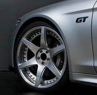 Velg VG 15 16 17/18/19 inci 5 lubang Silver Machined Lip Deep Dish Alloy Forged untuk Subaru Meister S13P Nissan Skyline GTR R34 R33 R32
