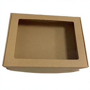 Biodegradable Recycled Materials Kraft Paper Mailer Packaging Box Custom Logo <b>Small</b> Size Corrugated Cardboard Shipping Box - Product Image 3