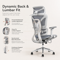 Chaise de bureau ergonomique pivotante et réglable pour la maison et le bureau, design moderne, vente en gros de mobilier de siège