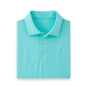 2023 haute qualité en gros chemises de Golf pour hommes sec Slim Fit à manches courtes impression Performance évacuation de l'humidité Polo - Product Image 3