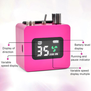 Professional 35000RPM Electric Portable Nail <b>Drill</b> Machine Rechargeable Nail Sander File Tool - Product Image 4
