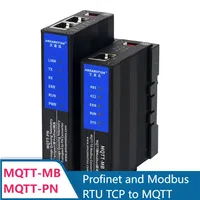 Convertidor de protocolo interconvertible MQTT a Profinet Modbus RTU TCP, Bus AMSAMOTION MQTT-MB MQTT-PN, Puerto RJ45 RS485 RS422