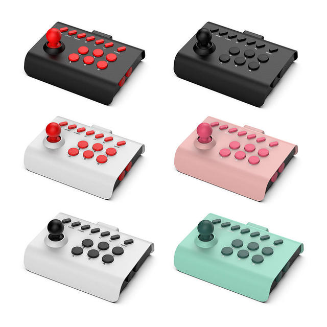 Wholesale Y01 Portable Macro Setting Arcade Game Console Fighting Fight Stick Wireless Gaming Handle Joystick Gamepad