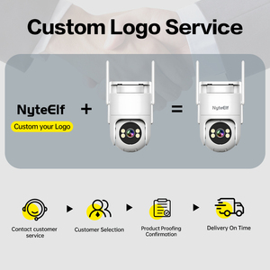 Caméra de sécurité CCTV sans fil extérieure 4G à faible consommation d'énergie, enregistrement 24/7, caméra PTZ solaire 20MP, <span class=keywords><strong>zoom</strong></span> 18X, 5 objectifs, 4 écrans - Product Image 4