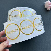 Rouleaux de papier autocollant transparent imperméable pour impression, étiquettes adhésives en papier, feuilles d'étiquettes autocollantes en plastique transparent