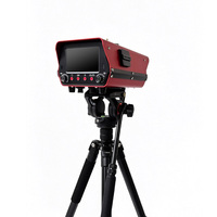 Capteur laser de surveillance des déplacements de roches sur routes montagneuses, capteur de mesure de distance IP66 sans fil multipoint, équipement d'alerte aux chutes de pierres en temps réel