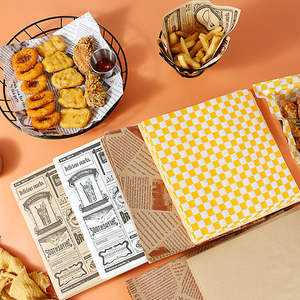 Custom logo Restaurant Personalized Biodegradable Tacos Coated <strong>Colored</strong> Wraps Deli Fast Food Wrapping Checkered Wax <strong>Paper</strong> - Product Image 6