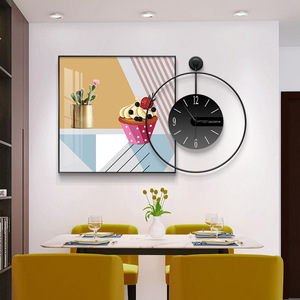Reloj de Pared de Cristal Moderno <span class=keywords><strong>para</strong></span> Sala de Estar, con Acabado Metálico de Alto Brillo, 60+50CM, Silencioso, Personalizable, Dropshipping - Product Image 4
