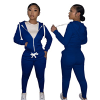 Ensemble deux pièces pour femme : survêtement à cordon de serrage et cardigan zippé, collection automne 2026, tailles XS-3XL – Grande Vente