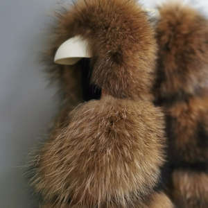 Custom Natural Racoon Vest Fluffy Winter Warm Real Raccoon <strong>Fur</strong> Gilet Baby Girl Kids <strong>Fur</strong> Vest - Product Image 6