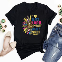 Impression DTF en gros « Il faut beaucoup de brillance pour être enseignant » pour vêtements