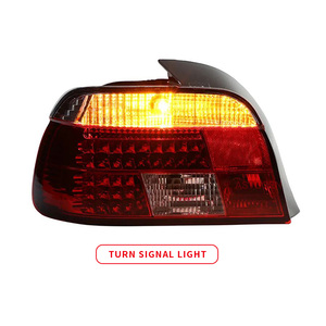 Venta caliente luz trasera modificada luces traseras para <span class=keywords><strong>BMW</strong></span> <span class=keywords><strong>E39</strong></span> 1995-2000 rojo/ennegrecido - Product Image 3