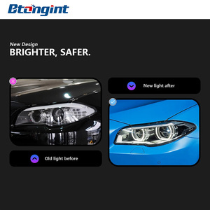 Suitable for 11-17 BMW 5 Series F10 Headlight Upgrade Assembly with Angel Eye LED <strong>Daytime</strong> <strong>Running</strong> <strong>Light</strong> - Product Image 6