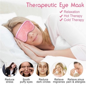 Vente en gros d'usine de compresses froides et chaudes en gel PVC de haute qualité pour bloquer la lumière et améliorer les masques pour les yeux - Product Image 6