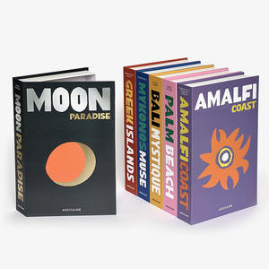 Populares libros de simulación de plegado de papel, accesorios de modelo de ensamblaje DIY, serie de viajes, decoración creativa para mesa de centro y estudio, estilo Art <span class=keywords><strong>Deco</strong></span> - Product Image 6