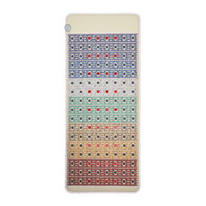 קריסטל אינפרא אדום יוגה פמף אמטיסט מחצלת פרו פוטון תרמית כרית צ'אקרה אבן חן קשת קשת Pemf מזרון חימום - Product Image 1