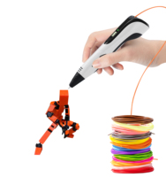 Pabrik Cina kustom 5V 3D Printer Pen Set 1.75mm PCL plastik filamen EN71 terdaftar anak-anak pendidikan menggambar mainan