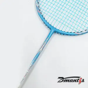 Frame Shaft Connected Badminton Racket Offensive Soft Felt Aluminum Alloy Racket Badminton For Training