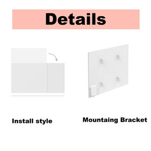 Tragbare intelligente Strahlungs heizung mit geringem Strom verbrauch WIFI-Thermostat Aluminium rahmen Kohlenstoffkristall-Heizelemente Überhitzung schutz - Product Image 5