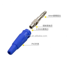 Prise banane 4 mm en forme de lanterne, prise de test pour panneau, borne de type pistolet, haut-parleur sonore 910B Rouge/noir/bleu/vert/jaune - Product Image 4