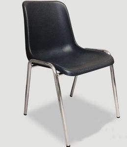 Sedia moderna in metallo di lusso impilabile in plastica nuovo Design per casa ufficio e casa confortevole da allenamento per casa - Product Image 1